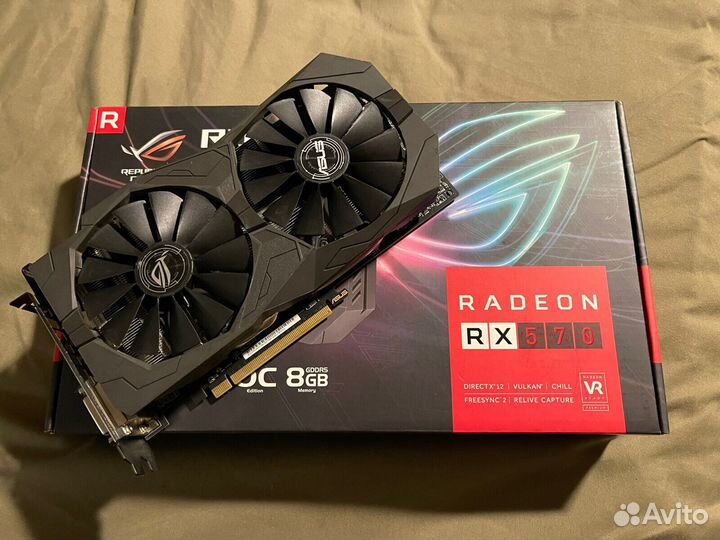 Asus ROG Strix Gaming Radeon RX570 OC 8GB