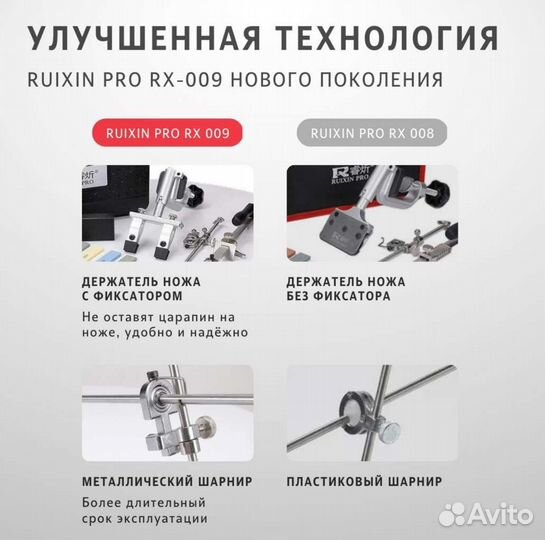 Точилка для ножей Rehoo+шар с поворотным мех Новая