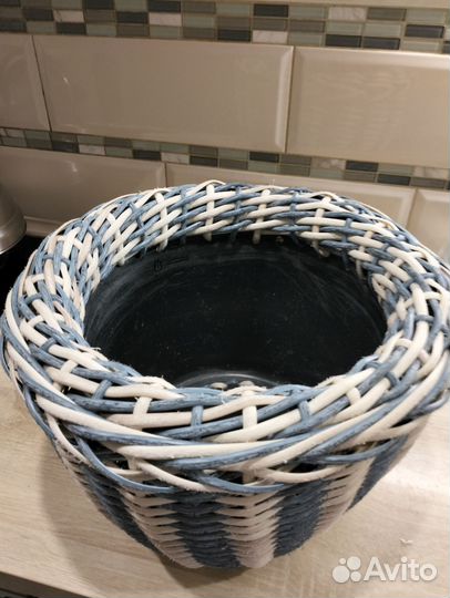 Кашпо из ротанга 12 литров