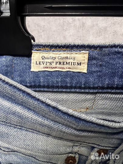 Светлые Джинсы Levis Premium 511