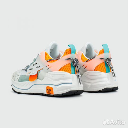 Кроссовки Adidas Sikaige White Green Orange