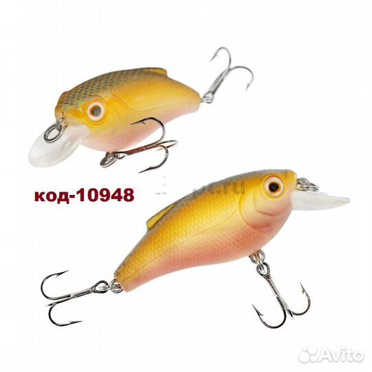 Воблер дл 50 мм 7.6 гр, 0-1 м Amafish bass babby