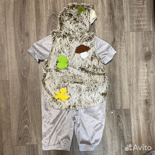 Новогодний костюм ёжик р.104, прокат, продажа