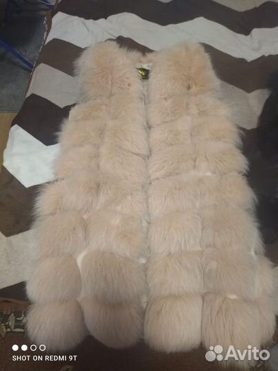 Жилетка меховая женская 42