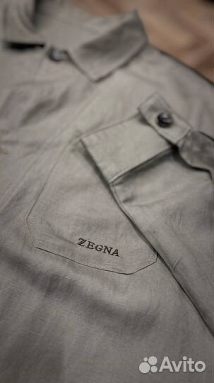 Льняной костюм Zegna