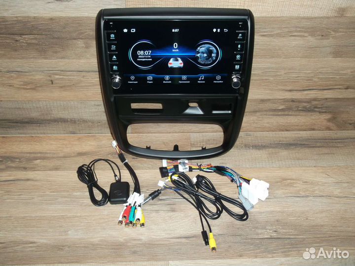Магнитола Renault Duster Android с крутилками