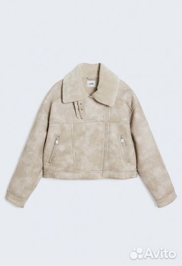 Дубленка Lime бежевая