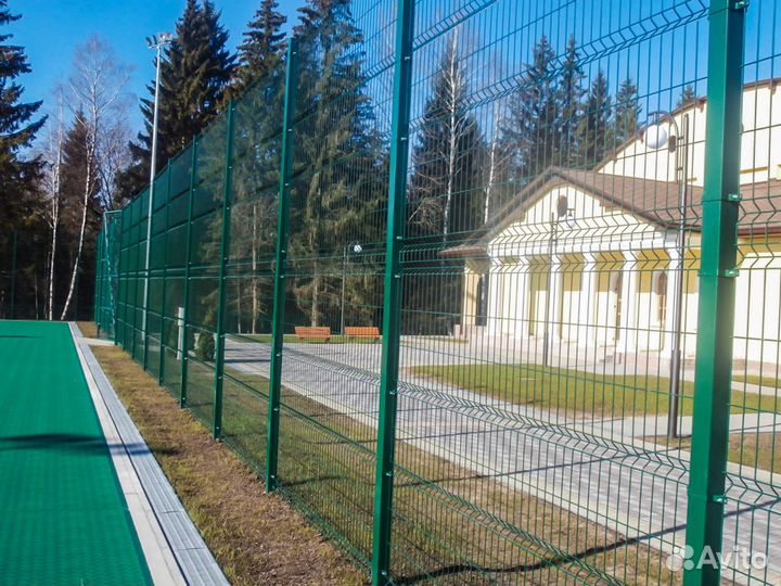 Сетка для забора 3д