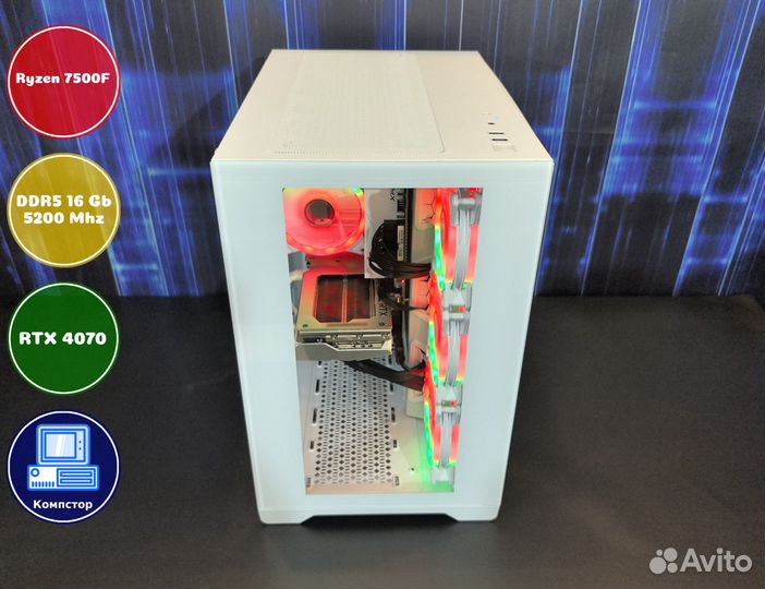 Системный блок AMD7500F-RTX4070-16DDR5-SVT2135-B650