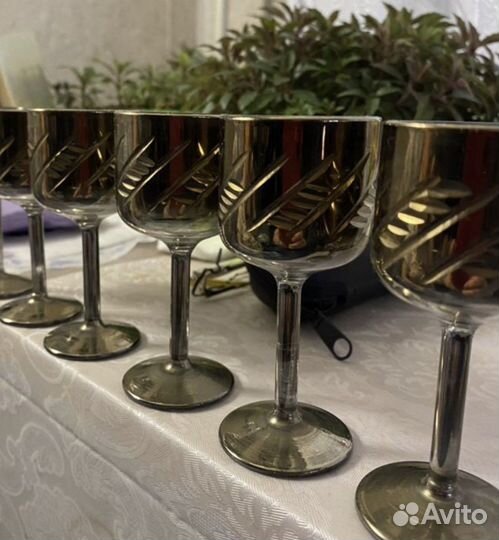 Рюмки фужеры тарелки СССР