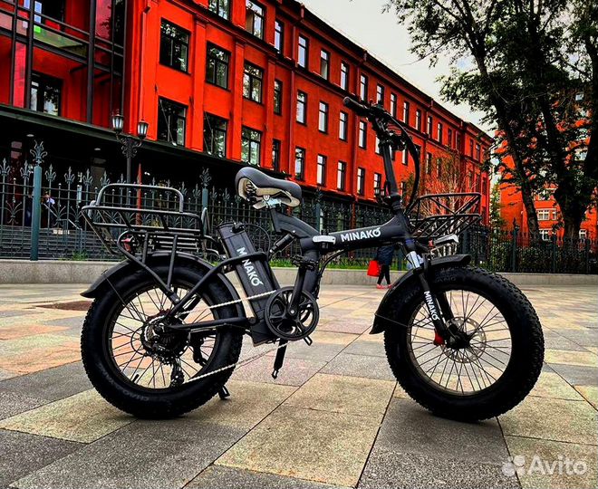 Электровелосипед minako F10 mini складной