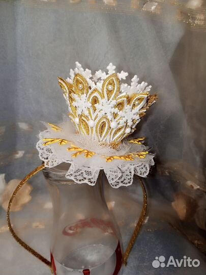 Корона для девочки, ободок на новый год,украшение