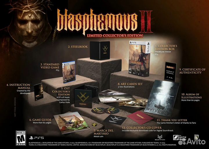 Blasphemous II 2 Collectors Edition PS5/Switch