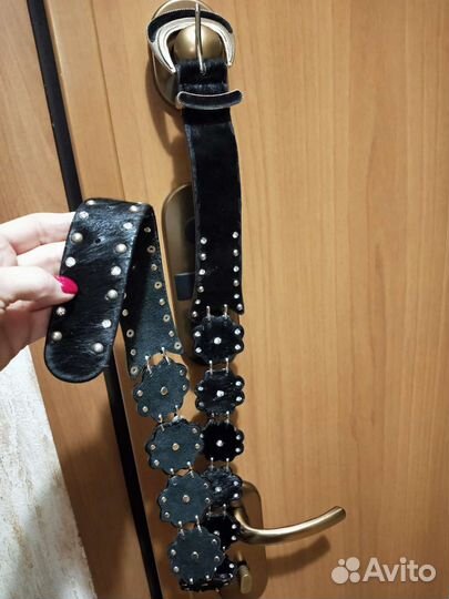 Ремень женский кожаный