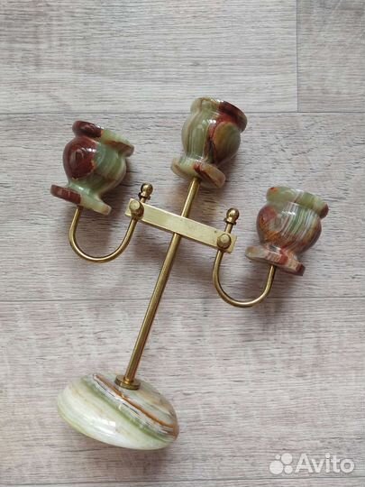 Подсвечник из натурального камня