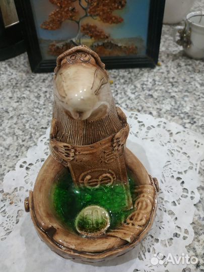 Пепельница керамика Крыса