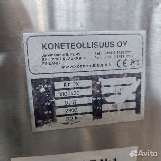 Тендерайзер Koneteollisuus Oy (KT) PK 380В