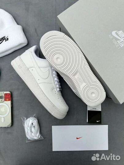 Кроссовки Nike Air Force 1 low white gum