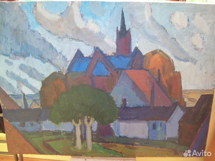 Картины маслом Соцреализм. Кузьминков. 70-е