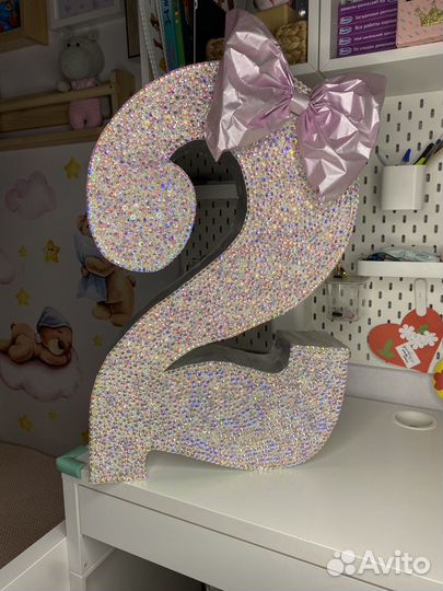 Цифра 2 на день рождения