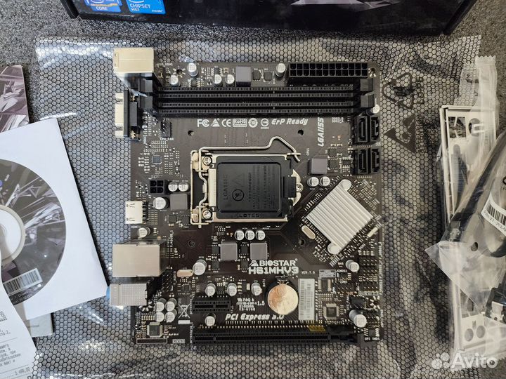 Материнская плата Biostar H61MHV3 LGA 1155