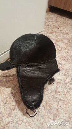 Меховая мужская кепка