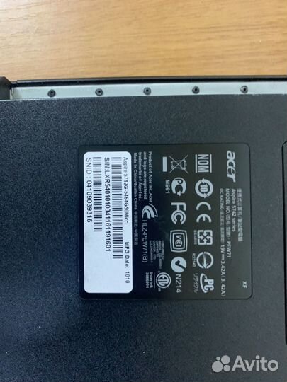 Разбор Acer aspire 5742g