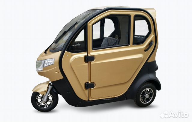 Скутер трицикл бензиновый с кабиной triscooter купить в Москве ...