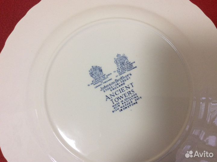 Фарфоровые тарелки Англия винтаж 5шт