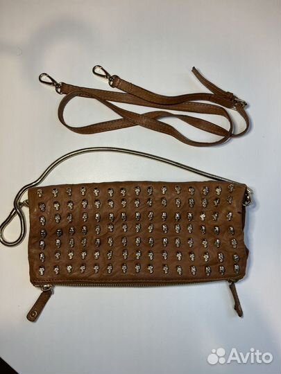 Клатч кожаный