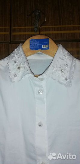 Блузка школьная Карамелли