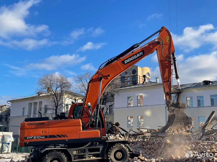 Экскаватор. Аренда экскаватора полноповоротного