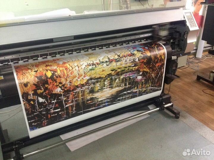 Уф печать на постерах