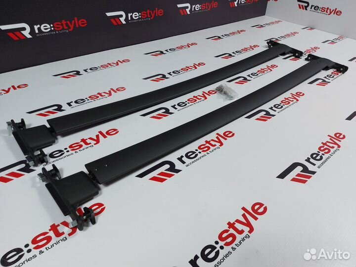 Рейлинги поперечные Toyota Land Cruiser 200 Черные