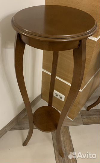 Подставка для цветов напольная деревянная