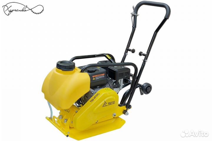 Виброплита 70 кг TSS-VP70TL (колеса, бак для воды)