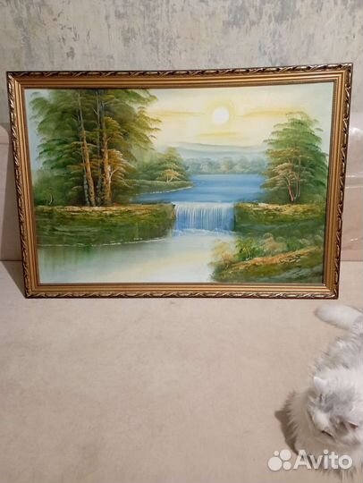 Картина маслом на холсте пейзаж