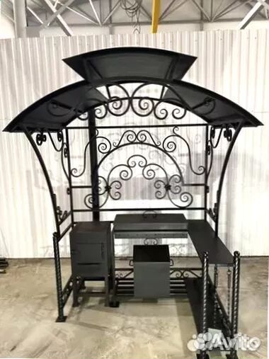 Мангал С печкой под казан