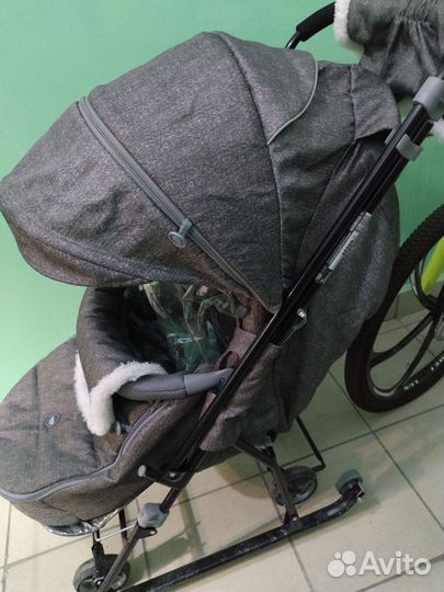 Детские санки коляска