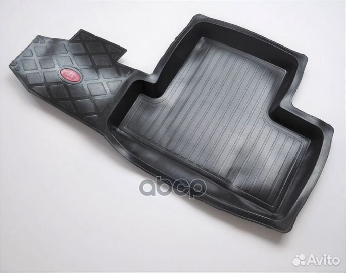 Коврики салона резина черный Daewoo Nexia 2008