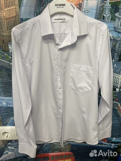 Рубашки школьные для мальчика р 140 146 zara