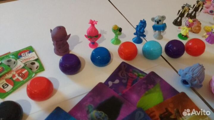 Покемончики из киндер сюрприза, Мстители, Тролли и