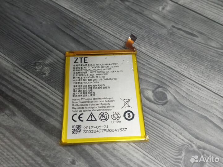 Аккумулятор ZTE Li3928T44P8h475371