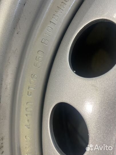 Диск штампованный R16 4*100 DIA 60.1