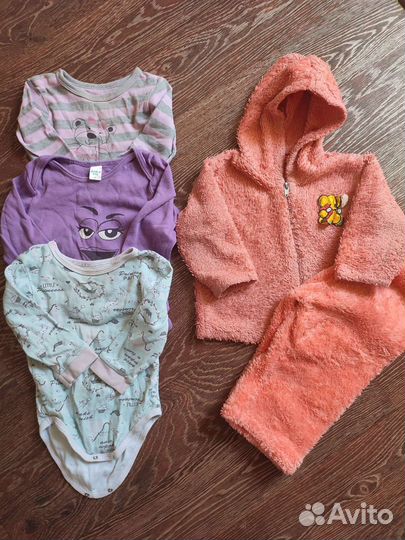 Вещи пакетом для девочки 68-80 р-р