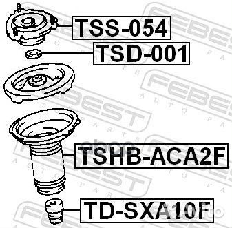 Опора TSS-054 переднего амортизатора TSS054 Febest