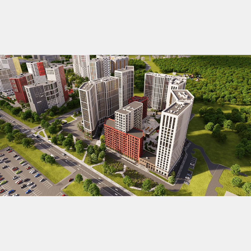 1-к. квартира, 33,3 м², 18/22 эт.