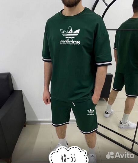 Летний костюм шорты и футболка adidas