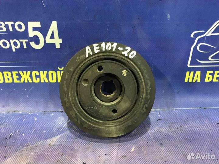 Шкив коленвала toyota ceres AE101, AE100 4A-FE, 5A