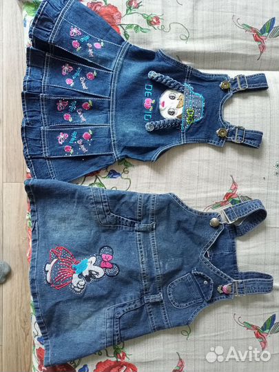 Джинсовые платье